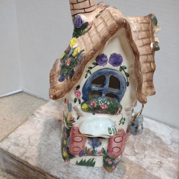 👍 Fairy Cottage Korner Cafe Candle Holder. C4 - Picture 4 of 6